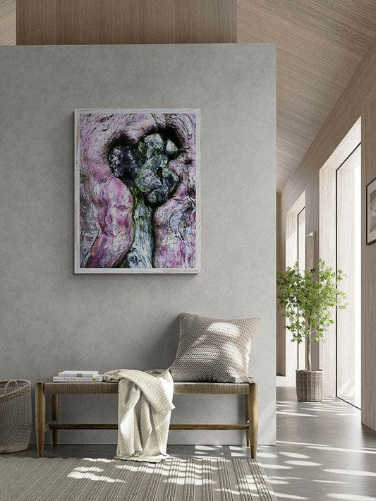 Cartoon Girl In The Tree