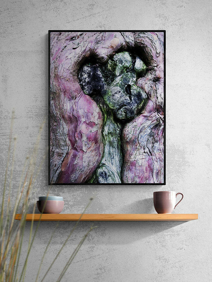 Cartoon Girl In The Tree