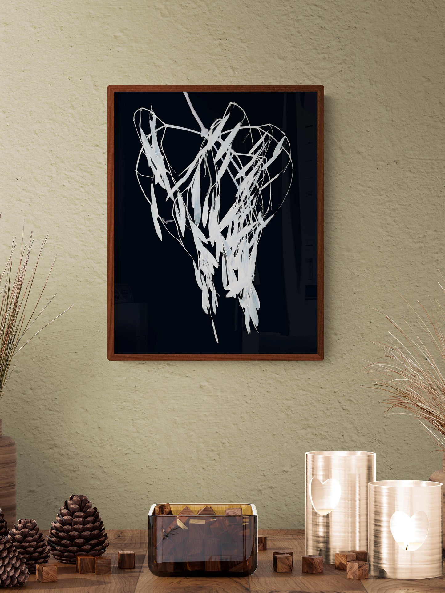 Eye-Catching Black & White Nature Wall Art, Unique Decor