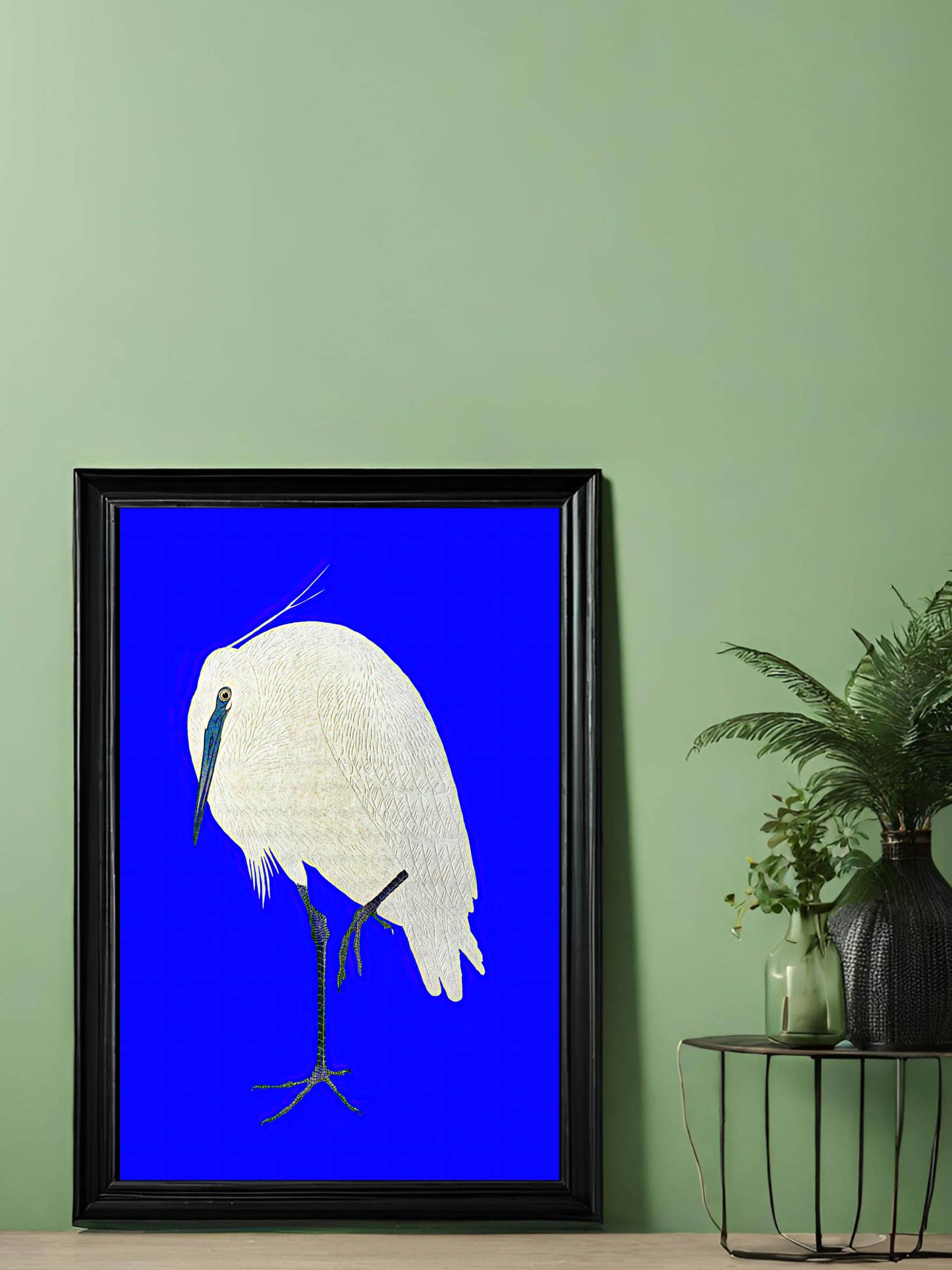 Modern Stork Art Download, Revitalised Vintage Decor