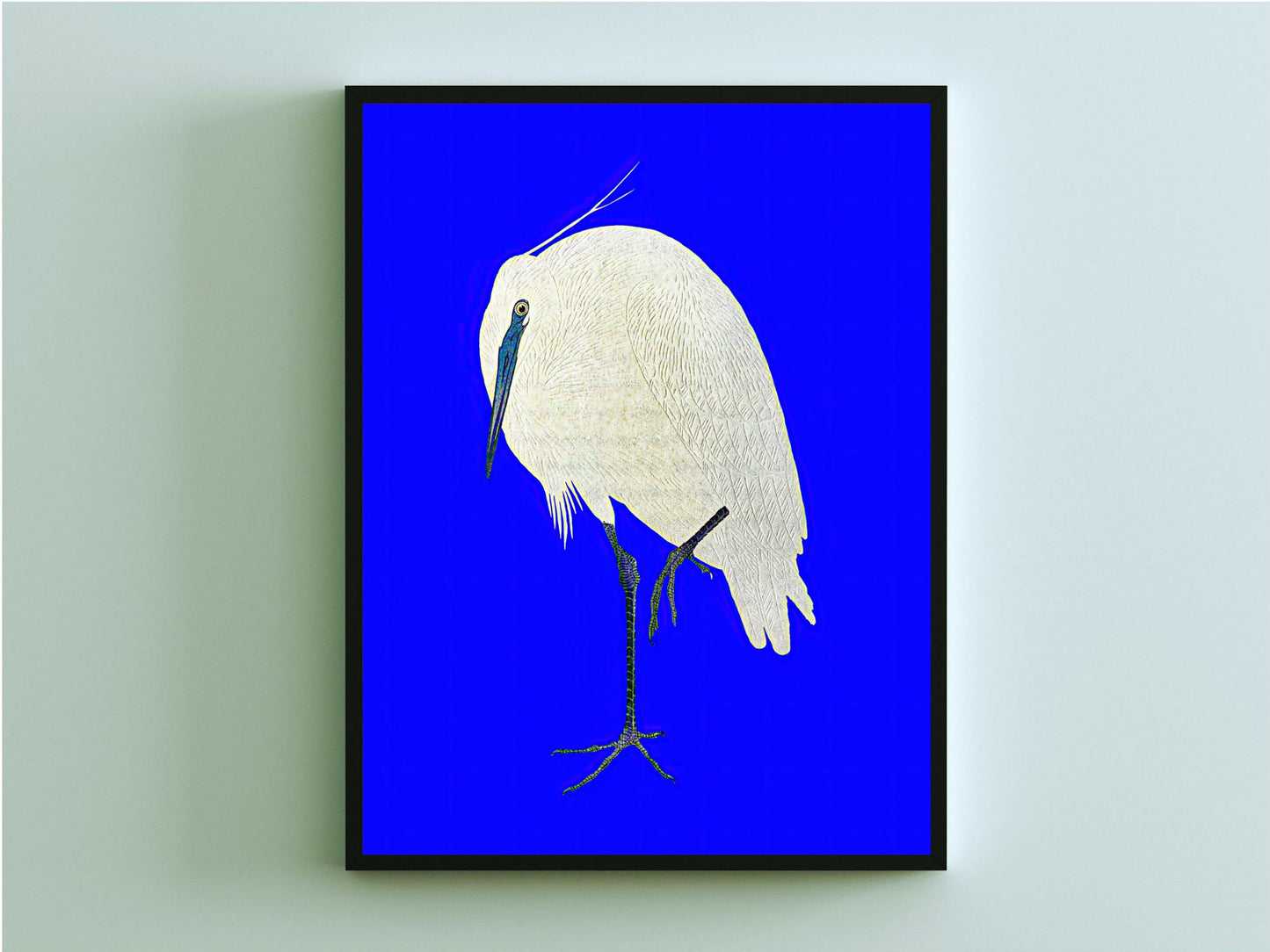 Modern Stork Art Download, Revitalised Vintage Decor