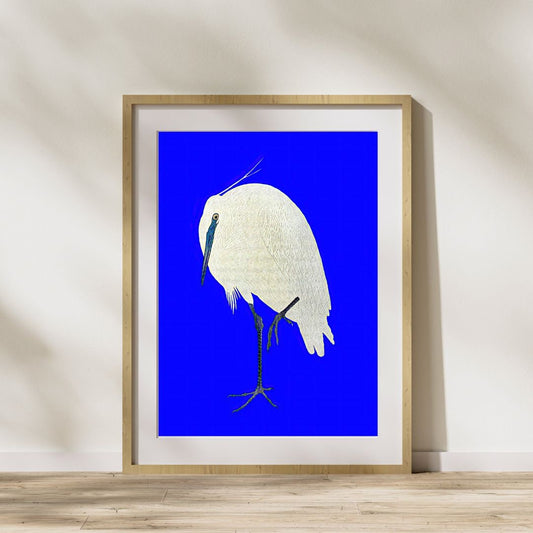 Modern Stork Art Download, Revitalised Vintage Decor